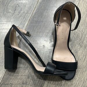 Kelly & Katie Black Block Heel Sandals